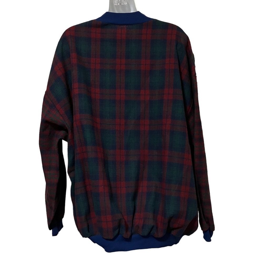Vintage Plaid Patchwork Pullover - image 7